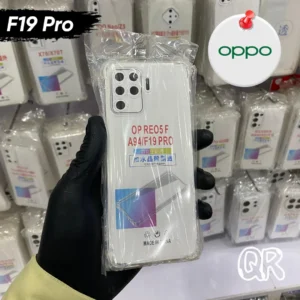 Oppo F19 Pro Back Cover Soft Shockproof Jelly Back Cover Transparent TPU Case,