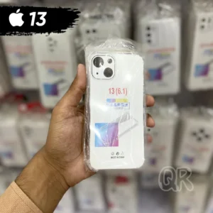 iPhone 13 Soft Shockproof Jelly Back Cover Transparent Flexible TPU Case .