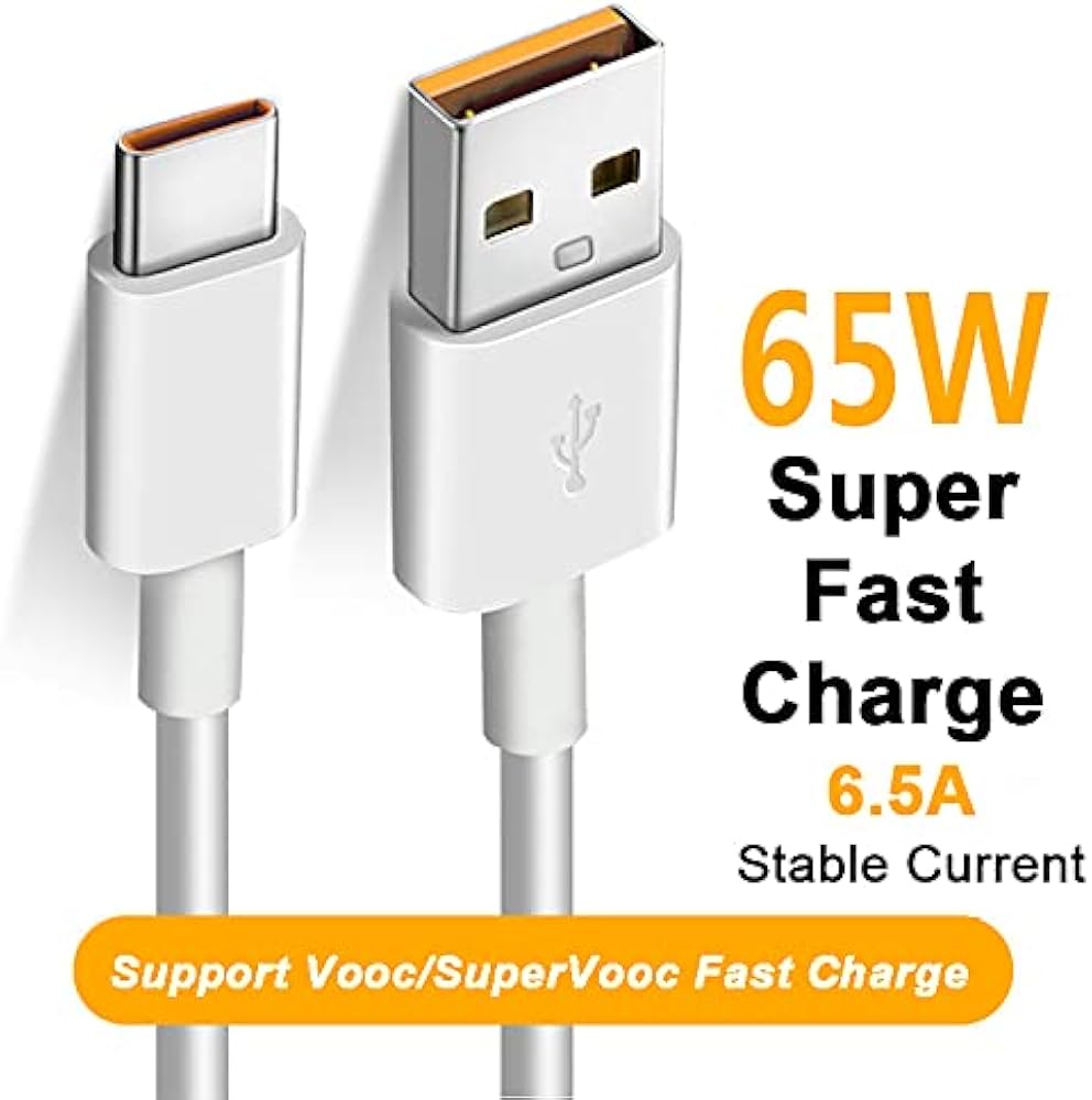 C Type Cable Super Flash VOOC Cable .