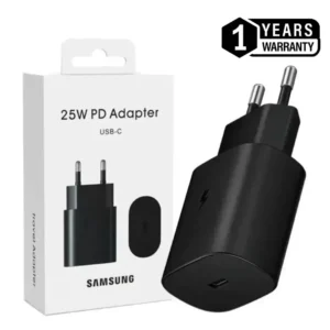 Original Samsung 25W Charger | USB Type C Fast Charger and Original Cable .